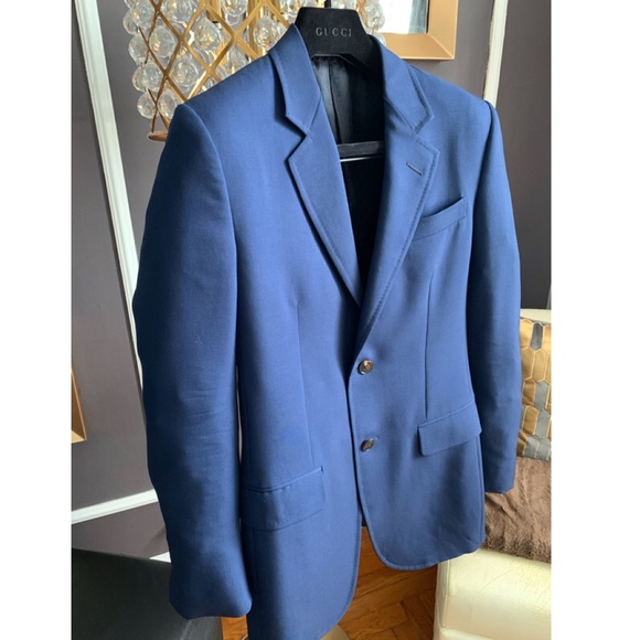 gucci blue blazer